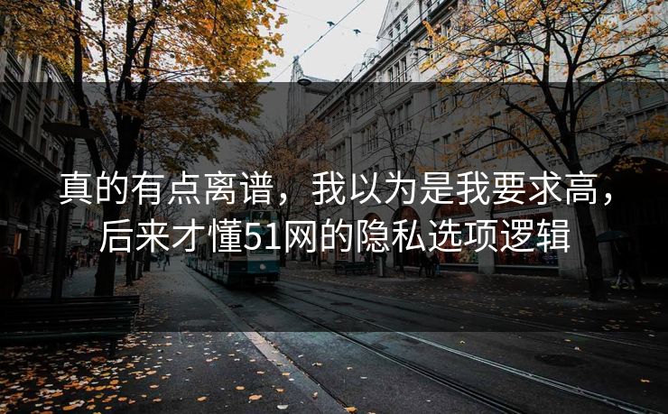 真的有点离谱，我以为是我要求高，后来才懂51网的隐私选项逻辑
